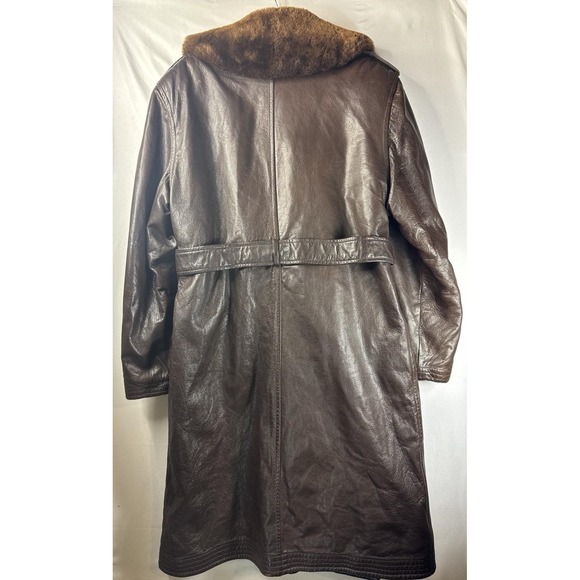 Vintage U.S. Navy M-69F Leather Flight Coat Gordon & Ferguson Shearling 40 - Picture 2 of 9